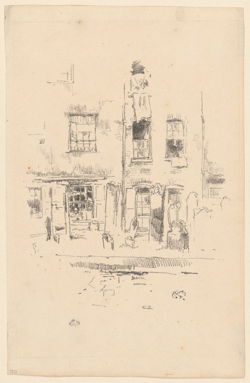 Cmentarz autorstwa James Abbott McNeill Whistler
