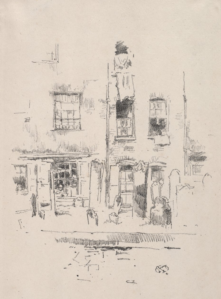 Cmentarz przykościelny autorstwa James McNeill Whistler