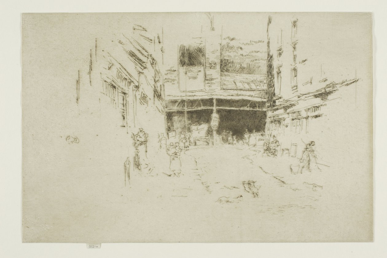 Giełda Ubrań, Houndsditch, nr 1 autorstwa James Abbott McNeill Whistler