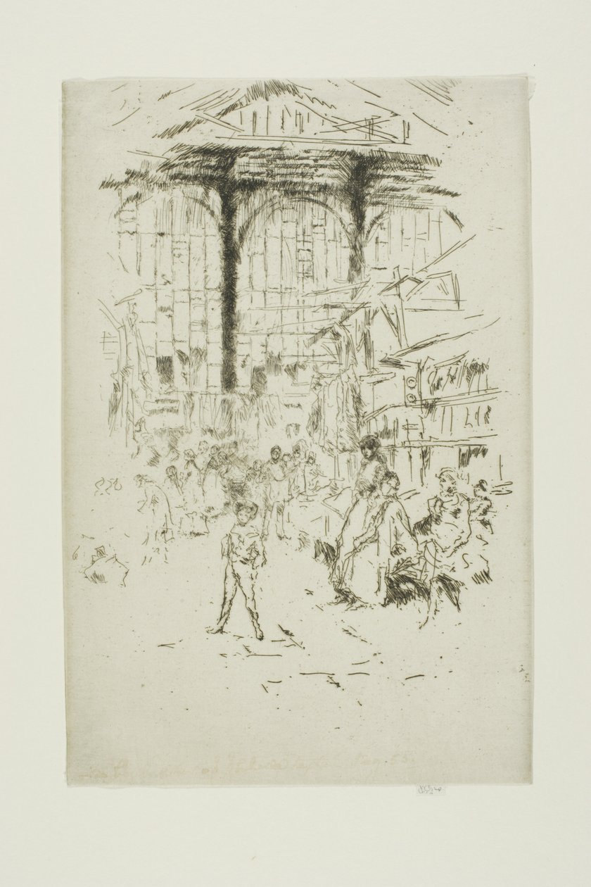 Giełda Ubrań, Houndsditch, nr 2 autorstwa James Abbott McNeill Whistler