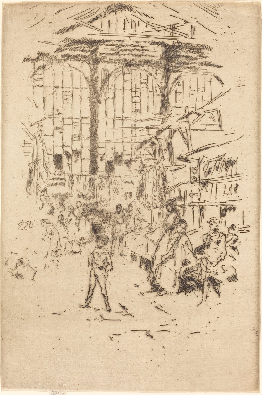 Wymiana ubrań, nr II autorstwa James Abbott McNeill Whistler