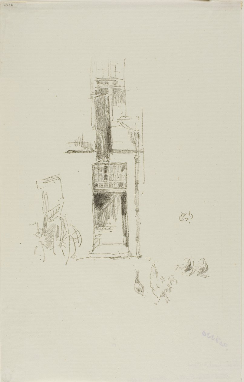 Koguty i Kury, Hôtel Colbert autorstwa James McNeill Whistler