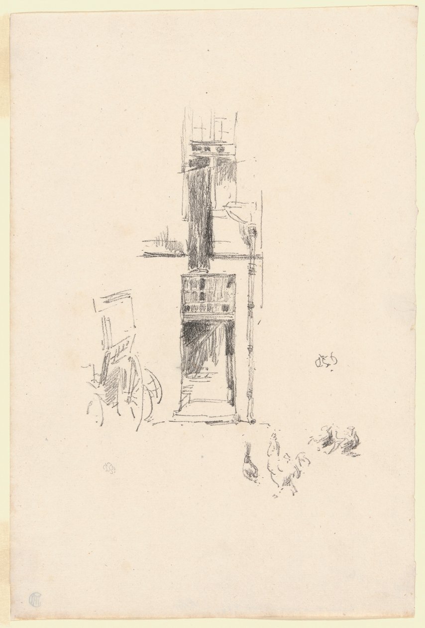 Koguty i Kury, Hôtel Colbert autorstwa James McNeill Whistler