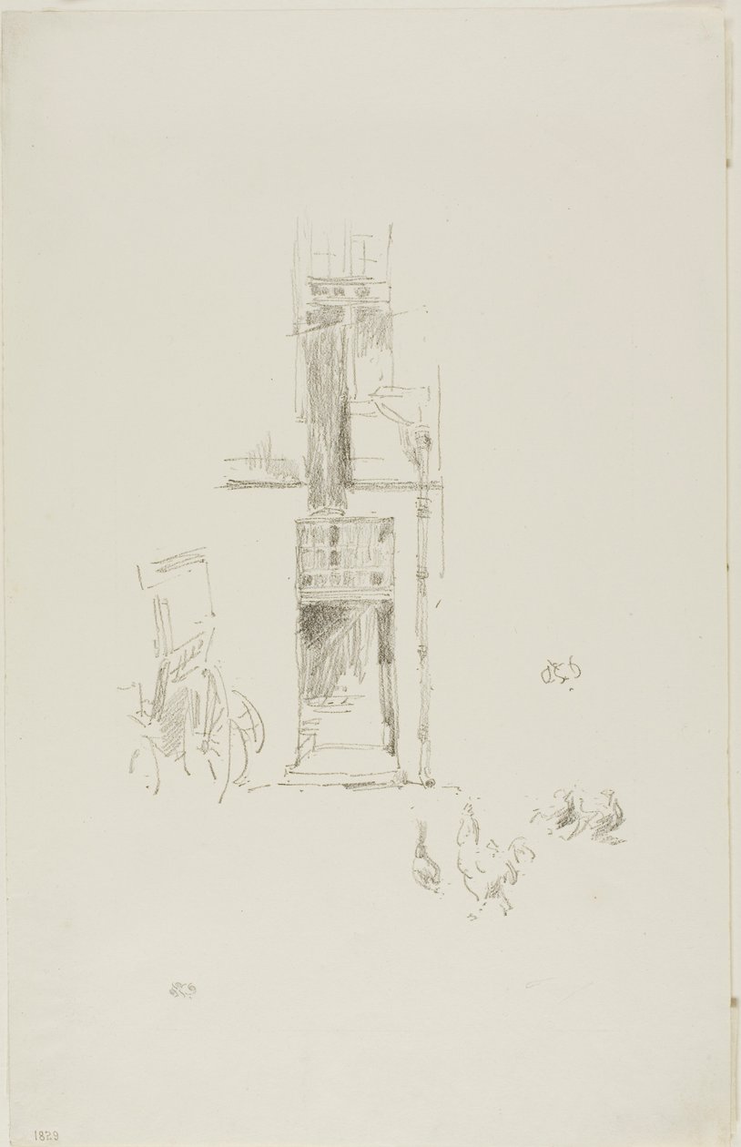 Koguty i Kury, Hôtel Colbert autorstwa James McNeill Whistler