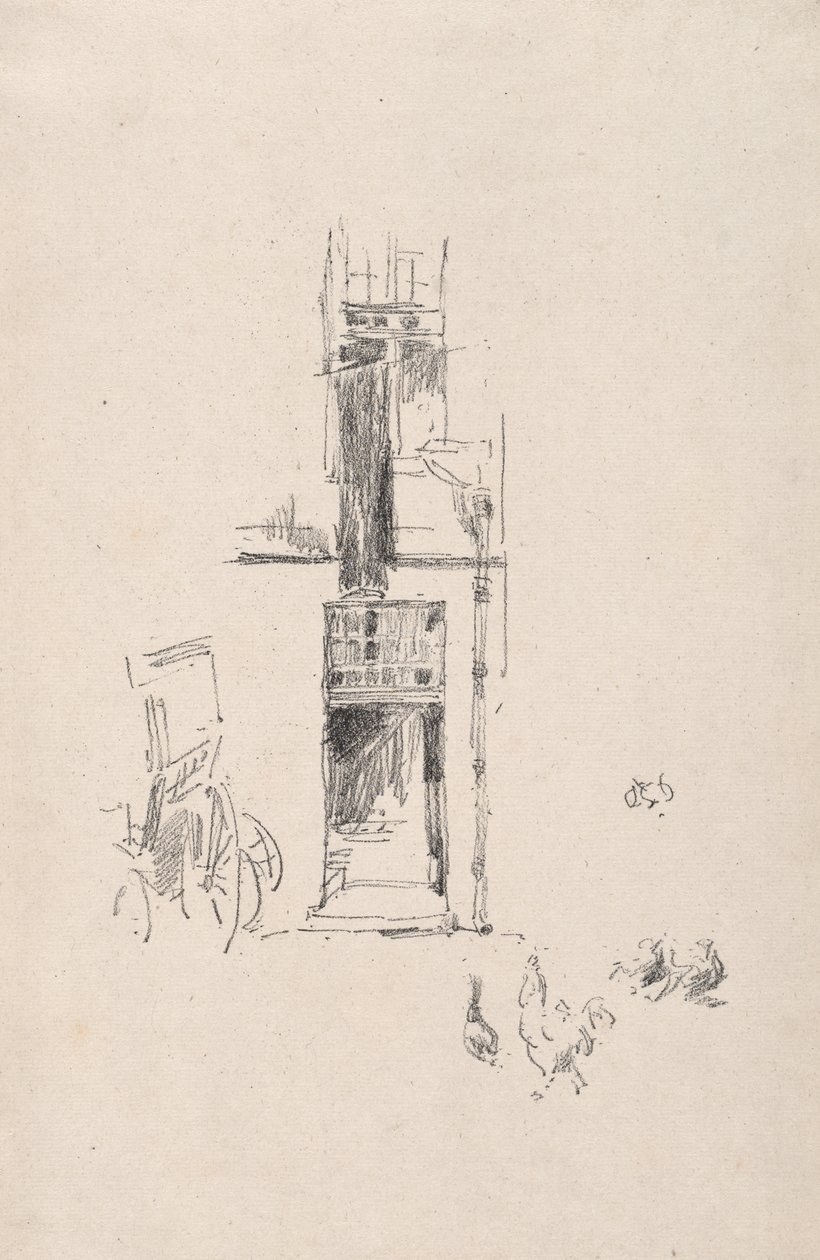 „Koguty i kury”, Hotel Colbert autorstwa James McNeill Whistler