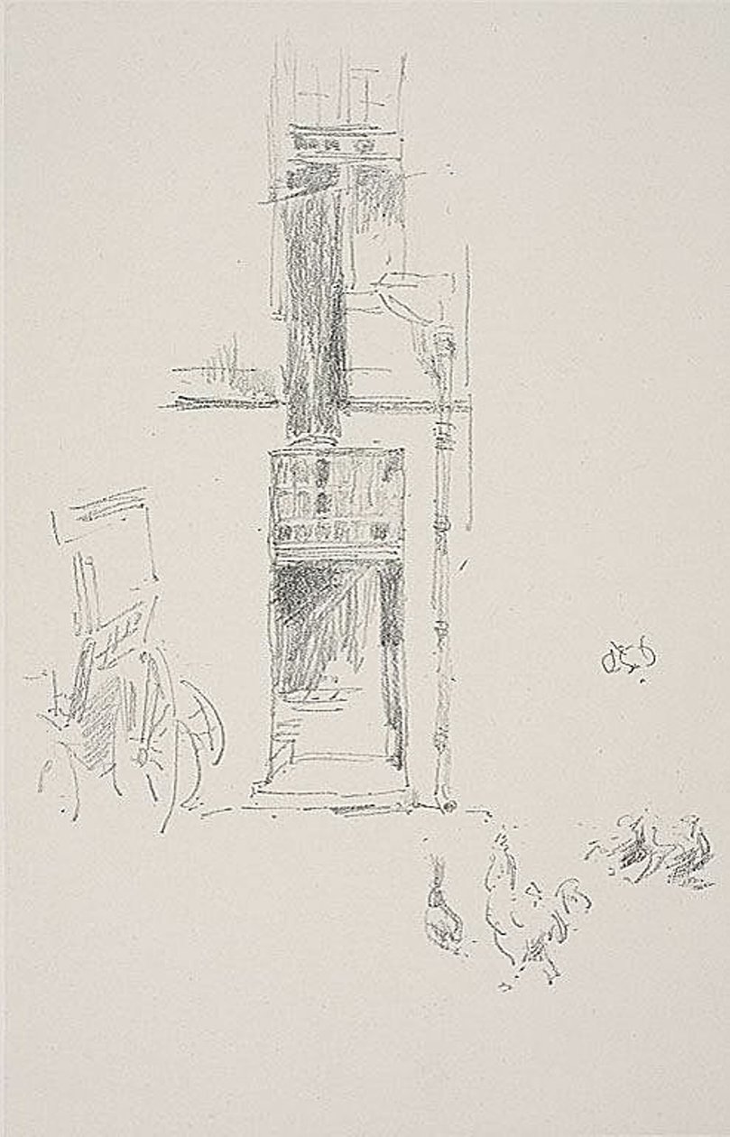 Koguty i Kury, Hôtel Colbert autorstwa James Abbott McNeill Whistler