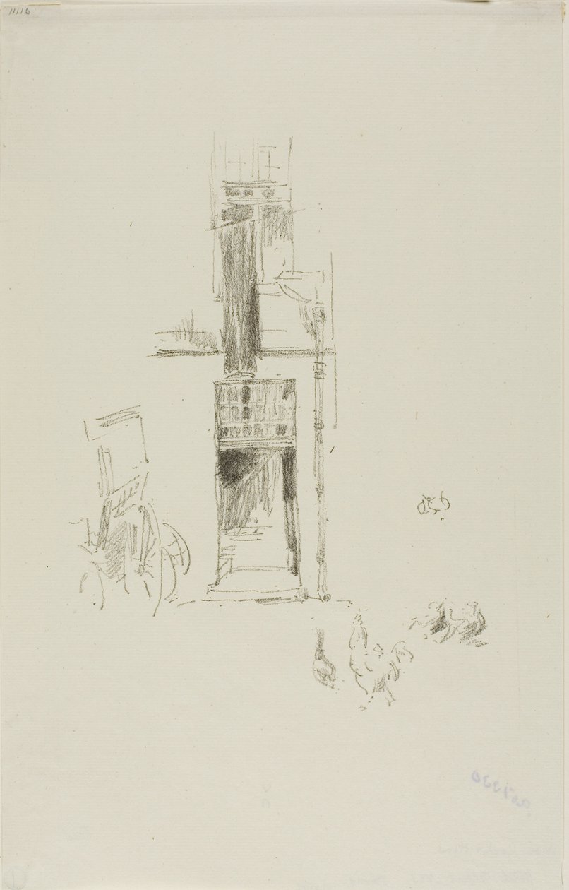 Koguty i Kury, Hôtel Colbert autorstwa James Abbott McNeill Whistler