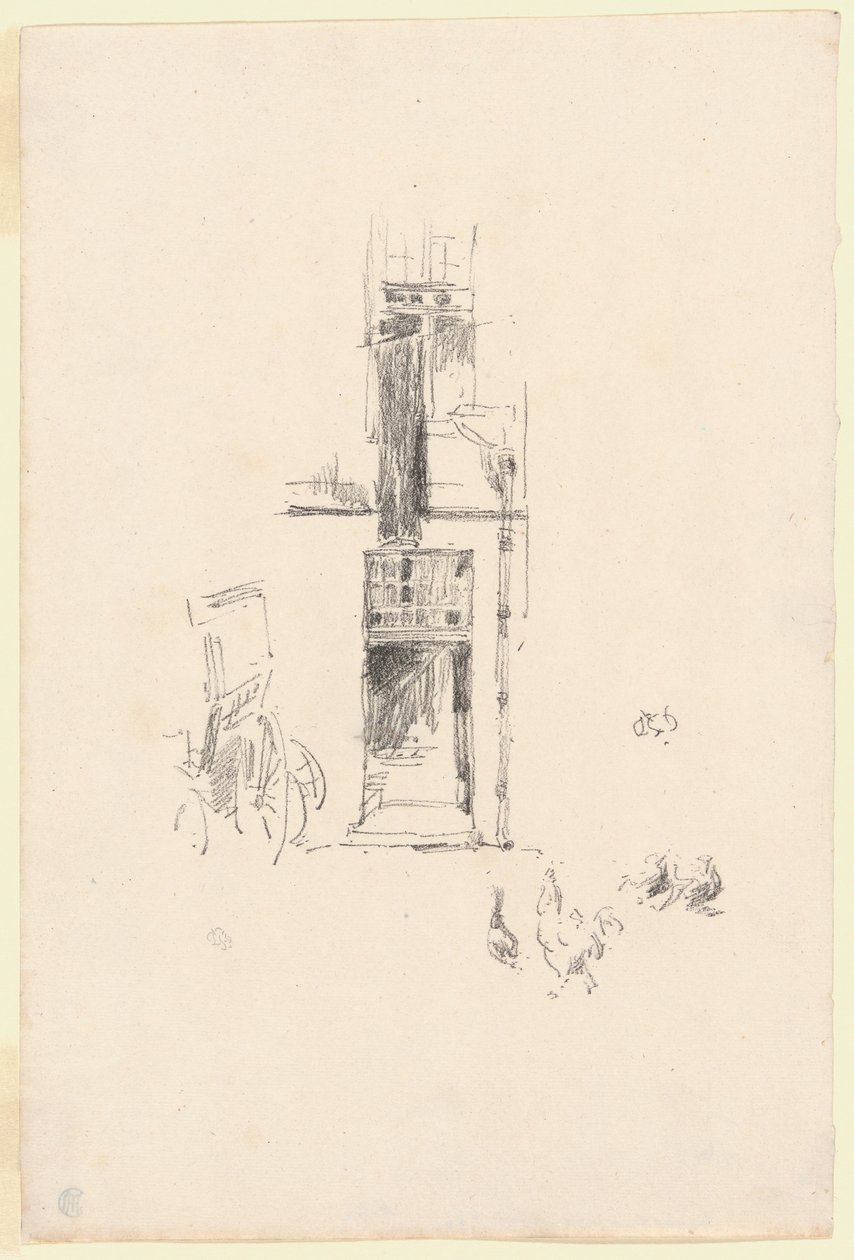 Koguty i Kury, Hôtel Colbert autorstwa James Abbott McNeill Whistler