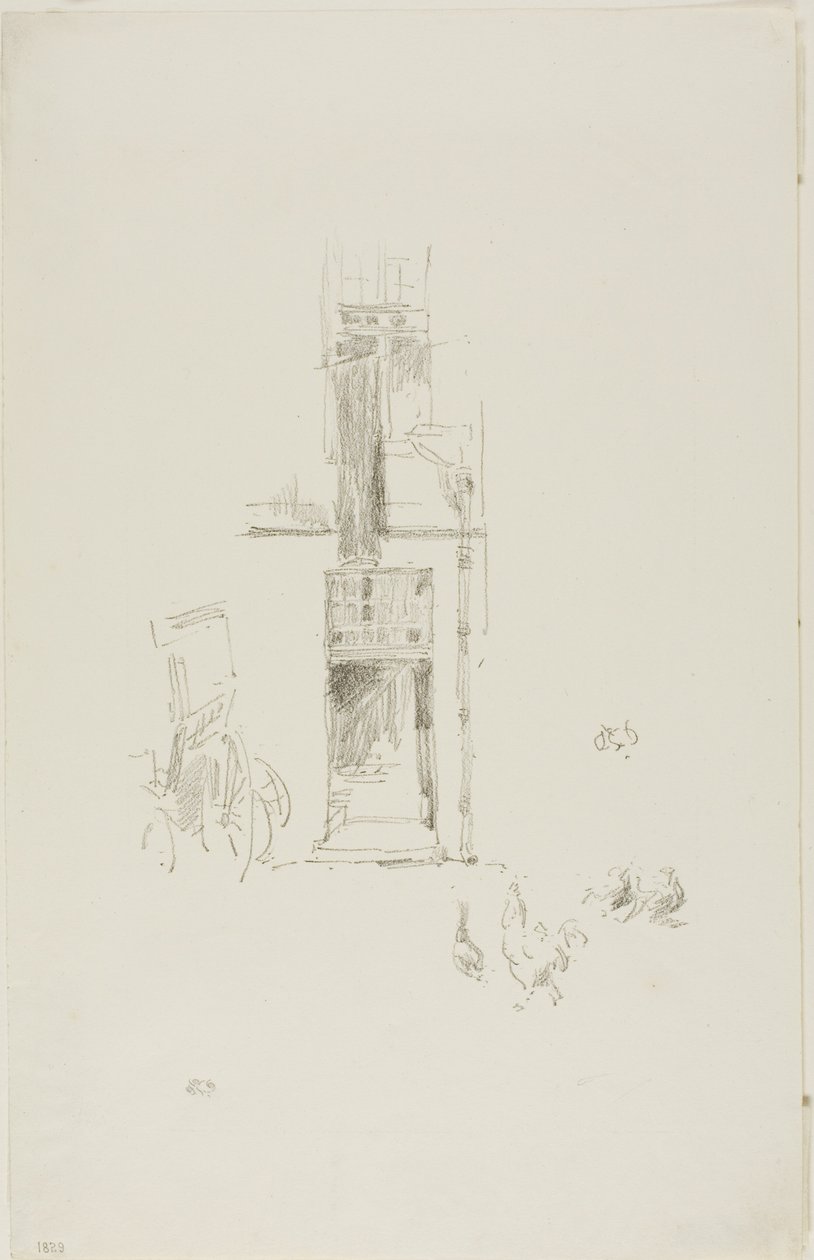 Koguty i Kury, Hôtel Colbert autorstwa James Abbott McNeill Whistler