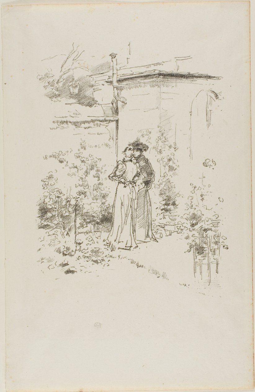 Zaufanie w ogrodzie autorstwa James Abbott McNeill Whistler