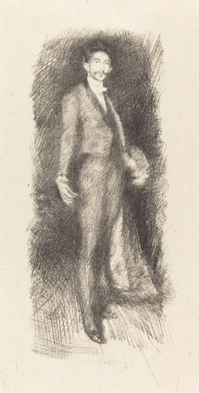 Hrabia Robert de Montesquiou, nr 2 autorstwa James Abbott McNeill Whistler