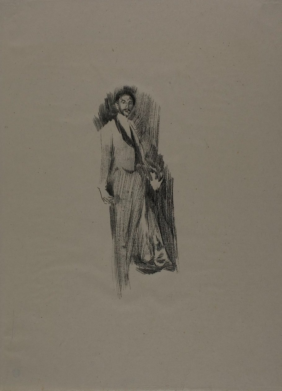 Hrabia Robert de Montesquiou, nr 2 autorstwa James Abbott McNeill Whistler