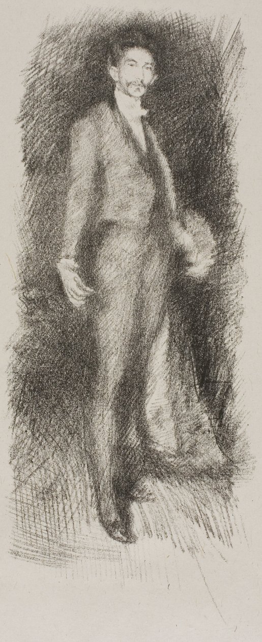 Hrabia Robert de Montesquiou, nr 2 autorstwa James Abbott McNeill Whistler