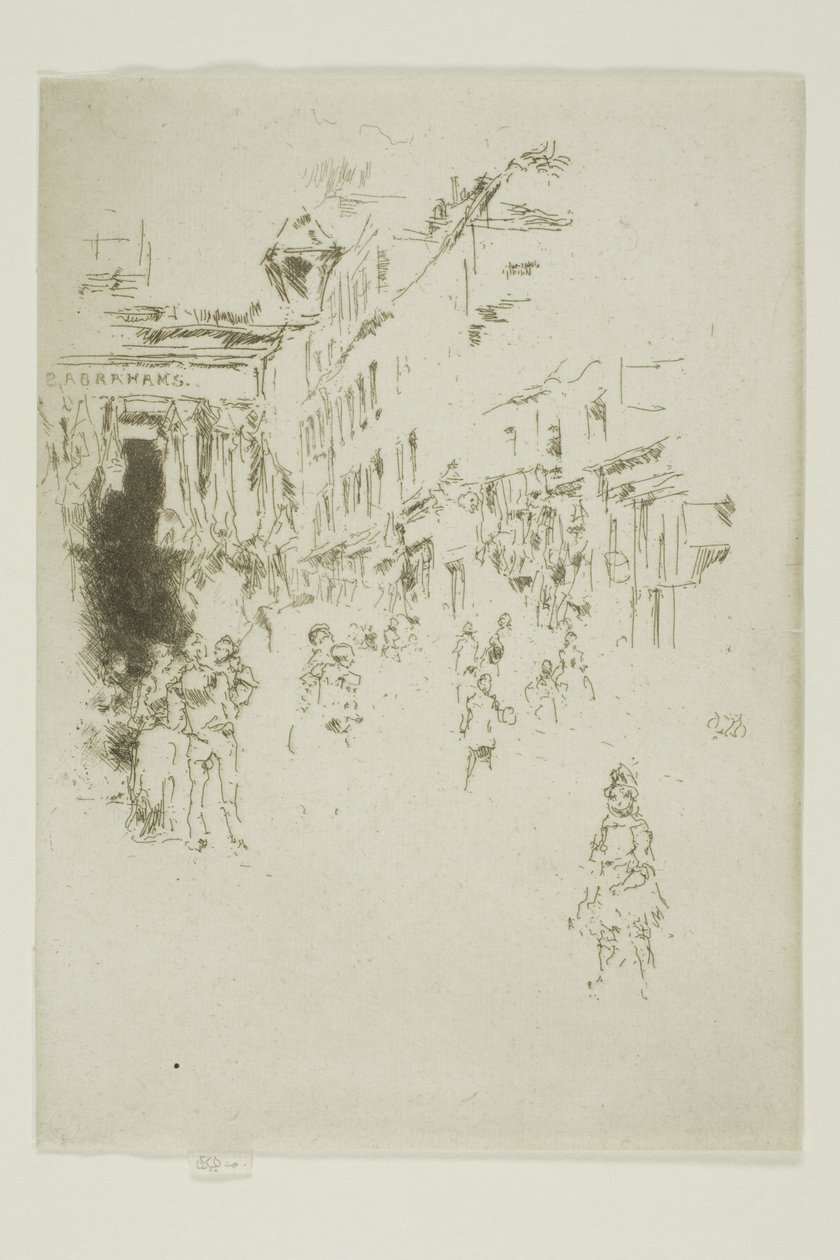 Cutler Street, Houndsditch autorstwa James Abbott McNeill Whistler