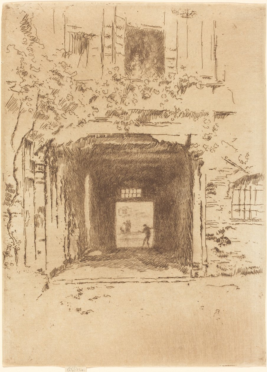 Drzwi i winorośl autorstwa James Abbott McNeill Whistler