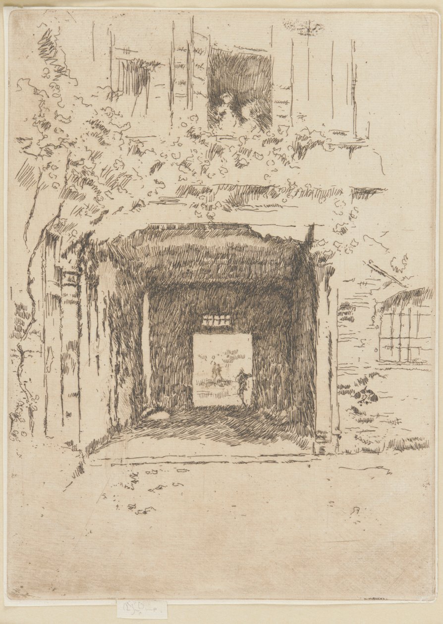 Drzwi i winorośl autorstwa James Abbott McNeill Whistler