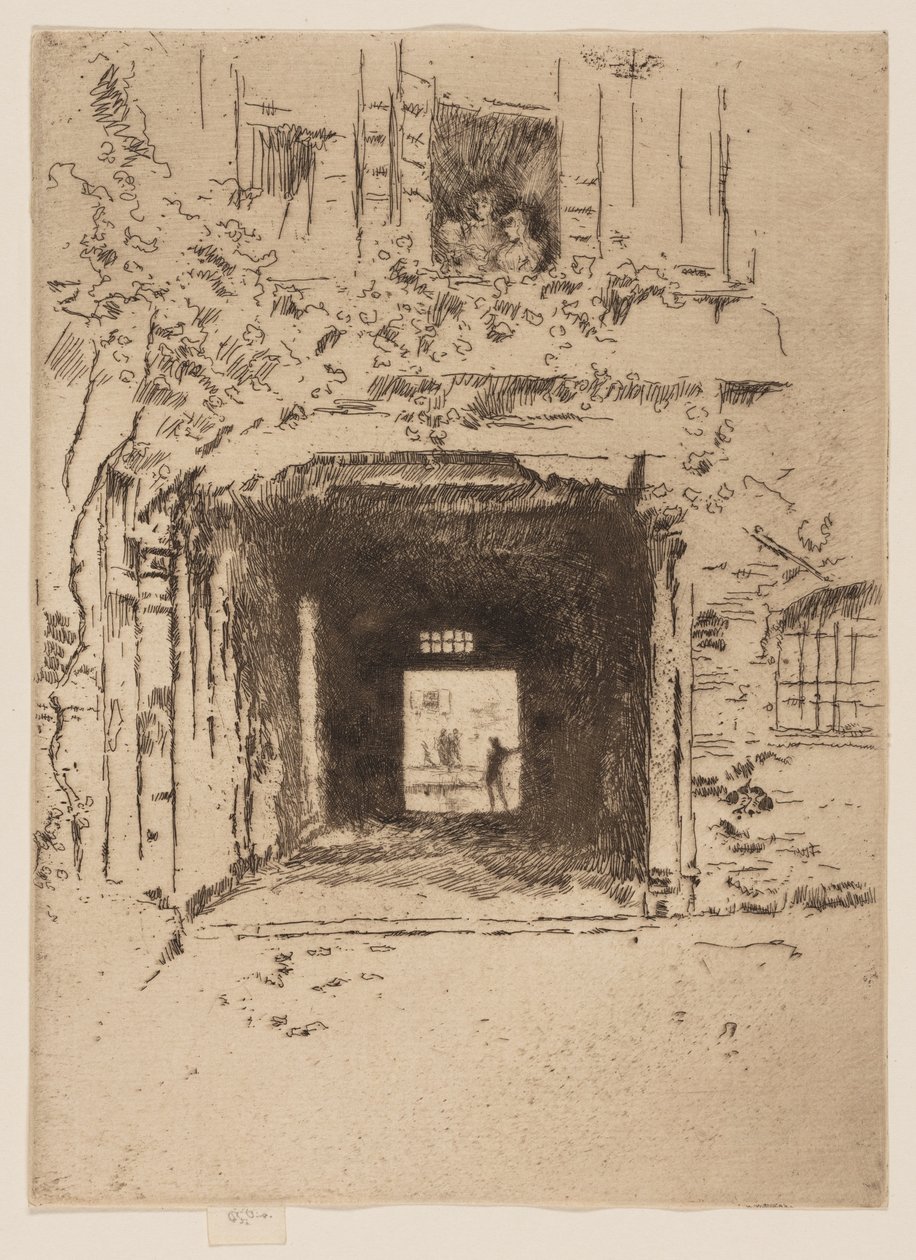 Drzwi i winorośl autorstwa James McNeill Whistler