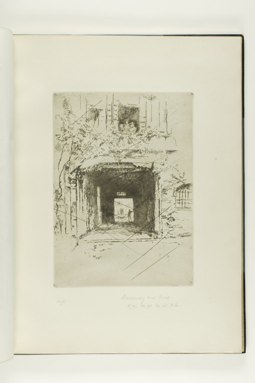 Przysłup i winorośl autorstwa James McNeill Whistler