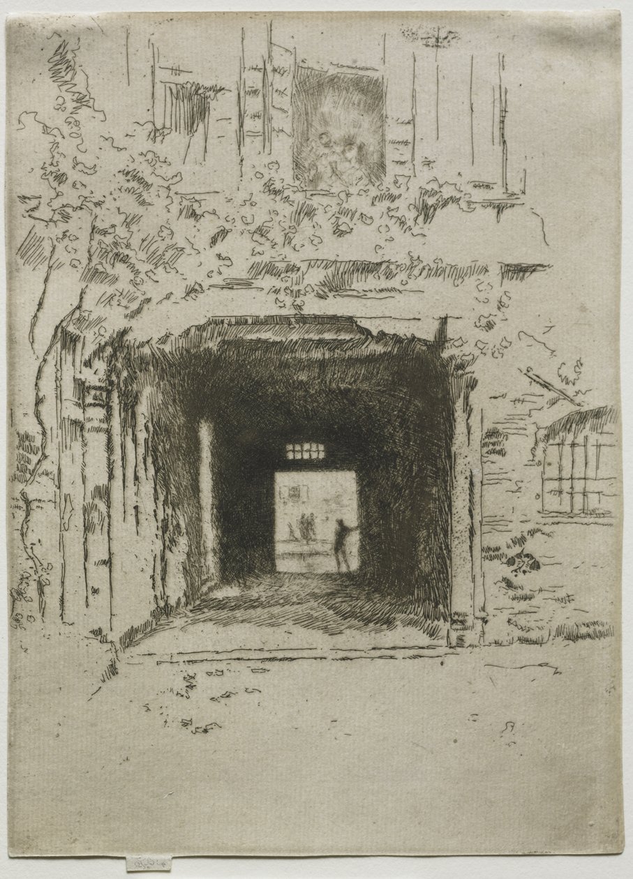 Przysłup i winorośl autorstwa James McNeill Whistler
