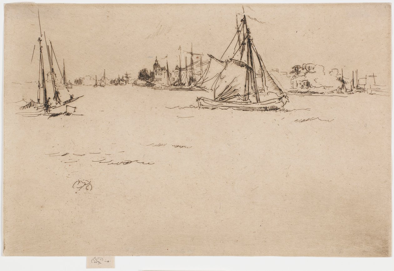 Dordrecht autorstwa James Abbott McNeill Whistler