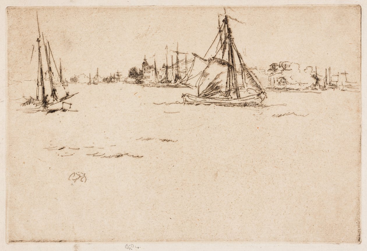 Dordrecht autorstwa James Abbott McNeill Whistler