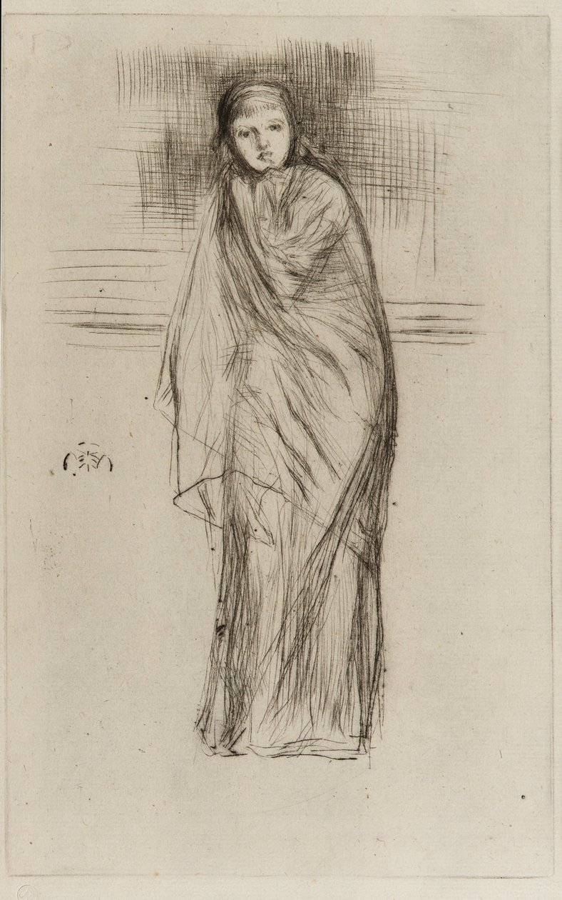 Drapowany model autorstwa James Abbott McNeill Whistler