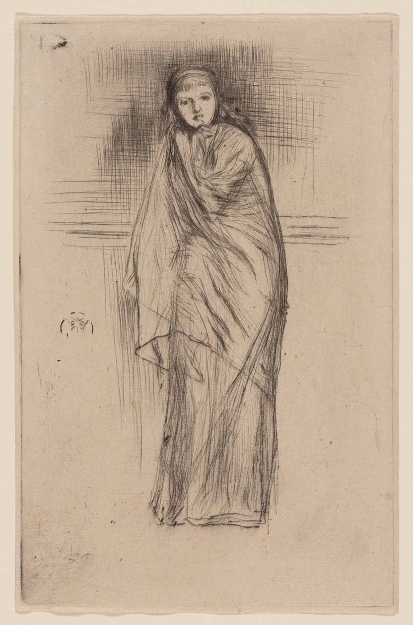Drapowany model autorstwa James Abbott McNeill Whistler