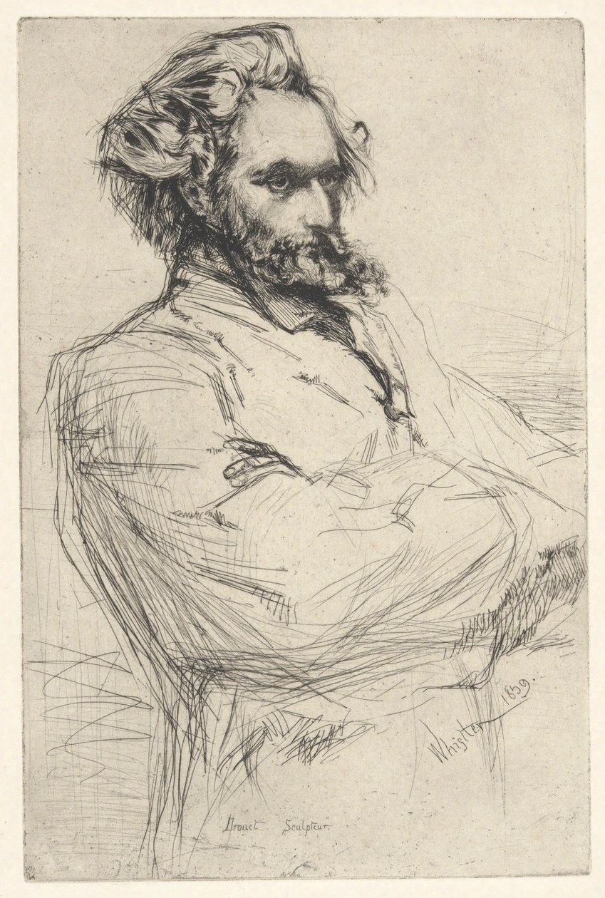 Drouet, Rzeźbiarz autorstwa James Abbott McNeill Whistler