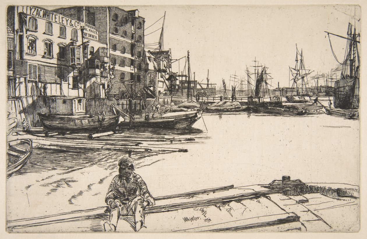 Nabrzeże Orła autorstwa James McNeill Whistler