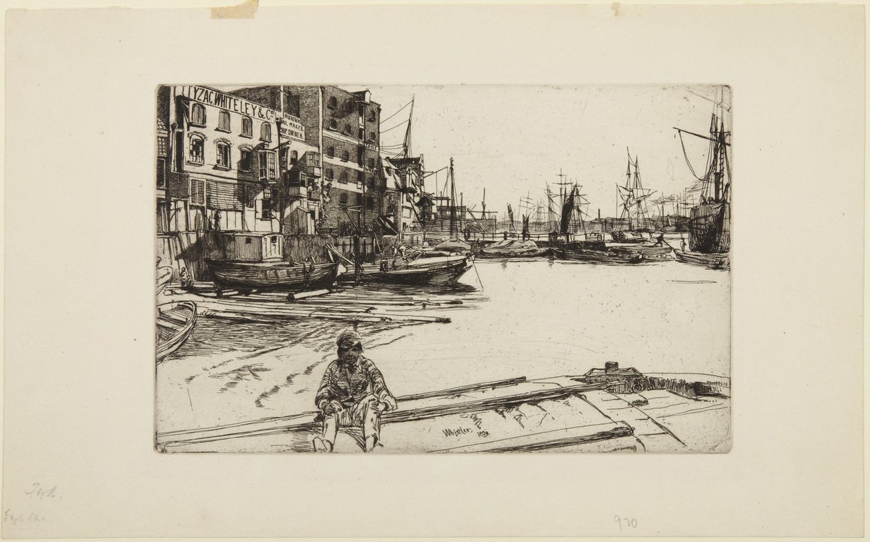 Nabrzeże Orła autorstwa James McNeill Whistler