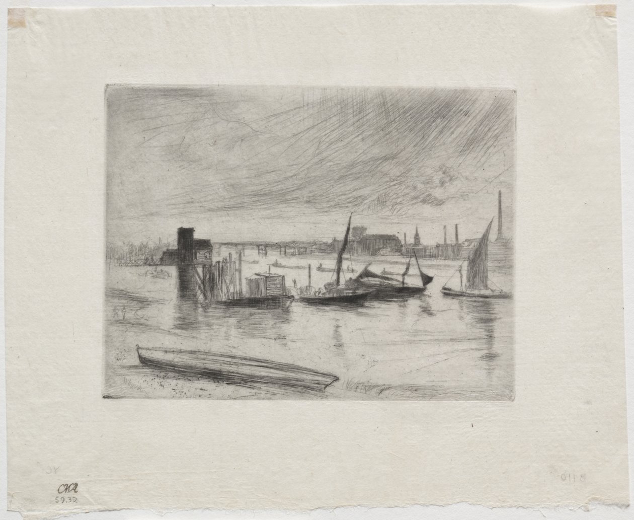 Wczesny poranek w Battersea autorstwa James McNeill Whistler