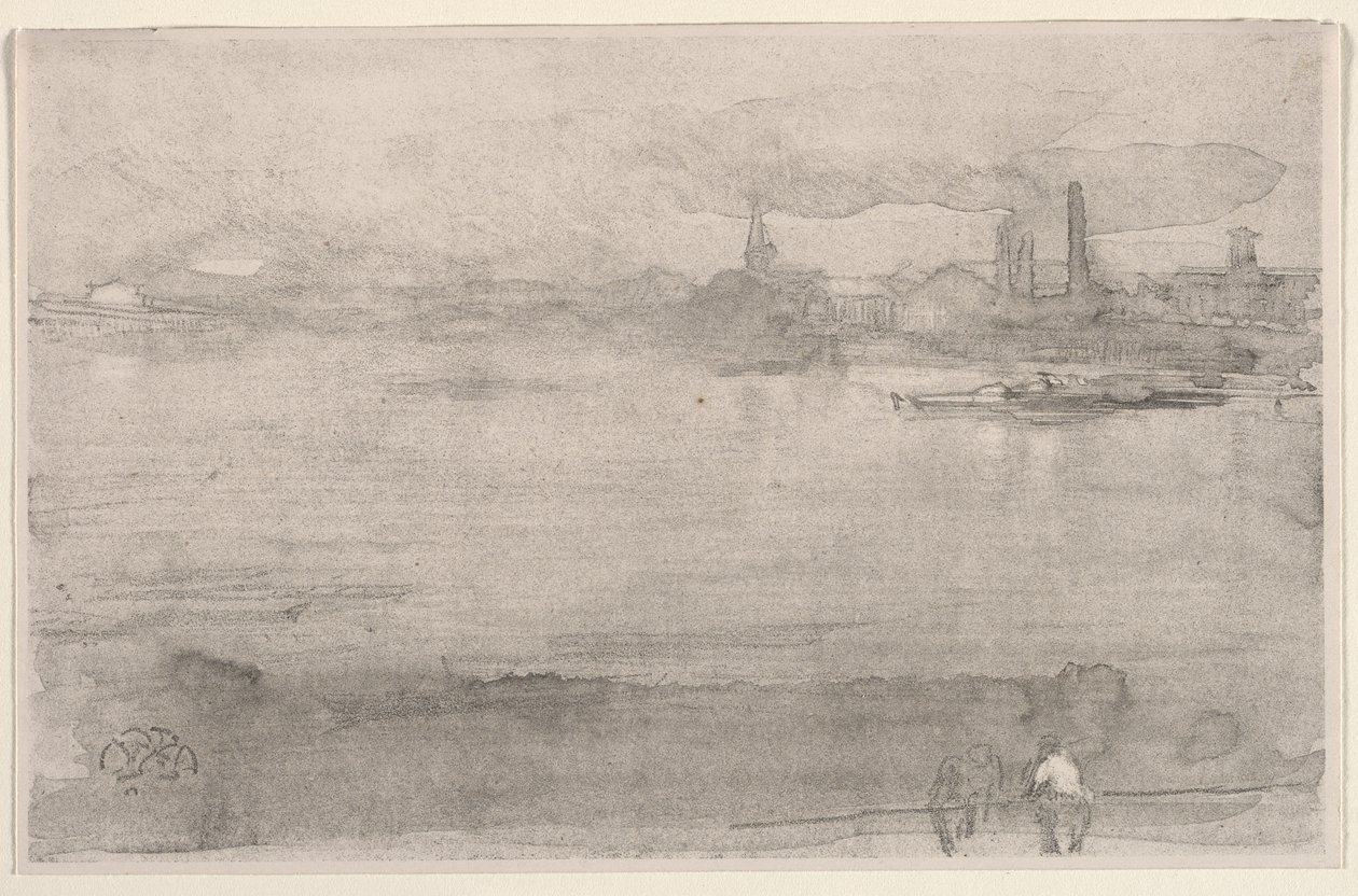 Wczesny poranek: Tamiza w Battersea, Londyn autorstwa James McNeill Whistler