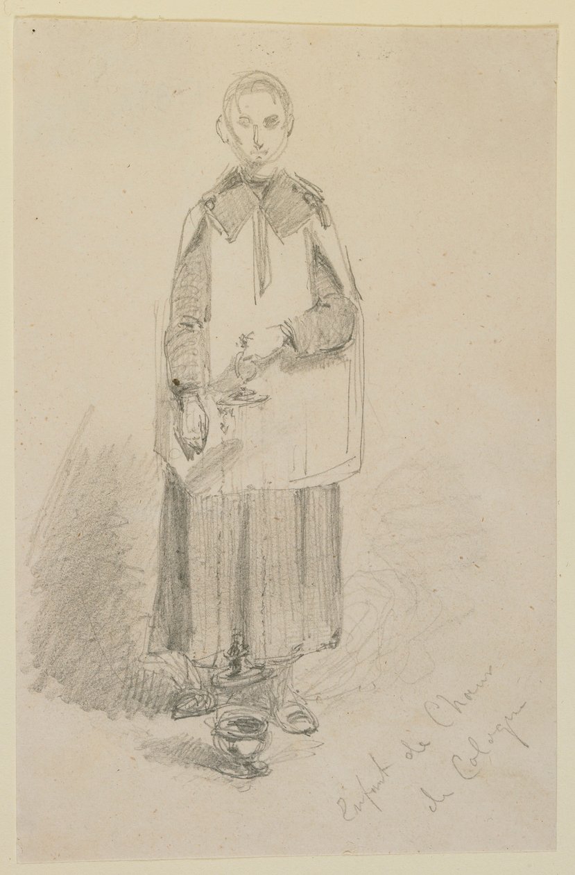 Chłopiec z chóru z Kolonii autorstwa James Abbott McNeill Whistler