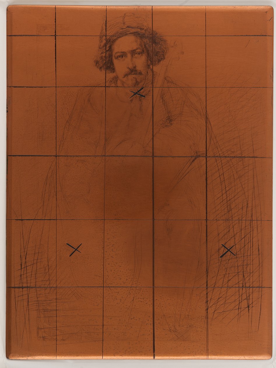 Płyta do wytrawiania: Becquet autorstwa James Abbott McNeill Whistler