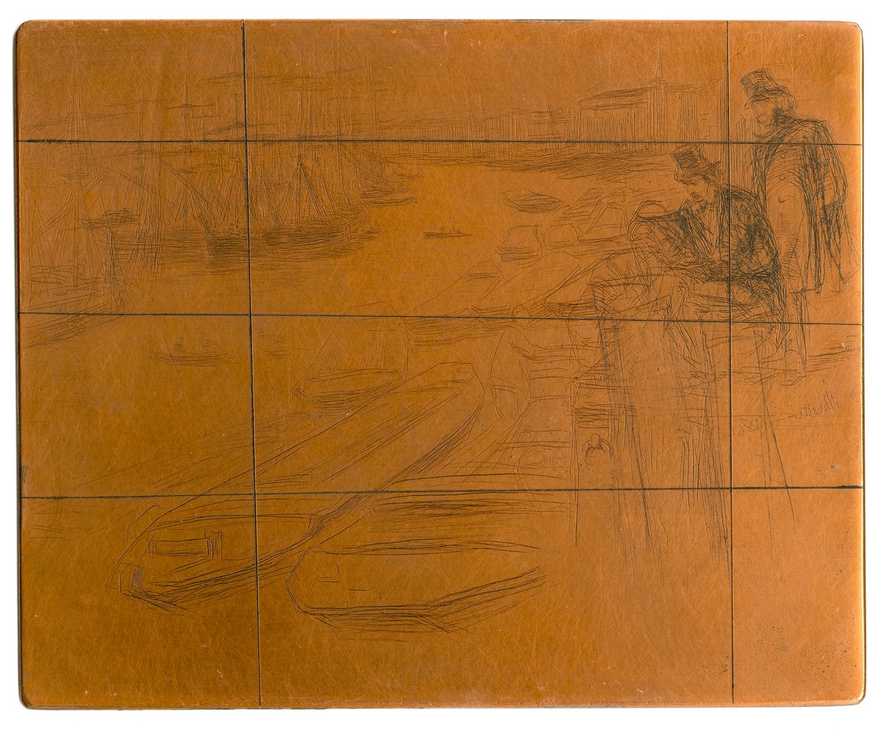 Płyta do trawienia: Mały basen autorstwa James Abbott McNeill Whistler