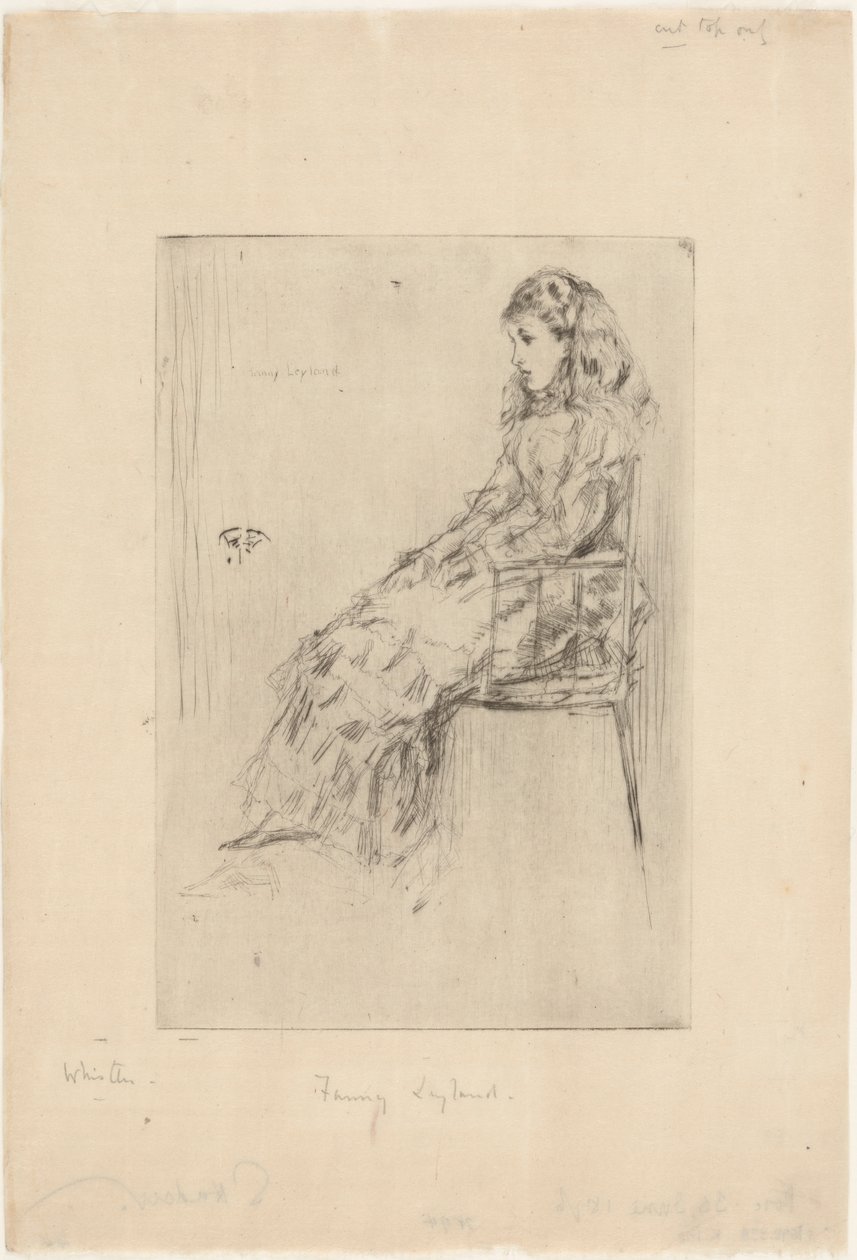 Fanny Leyland autorstwa James Abbott McNeill Whistler