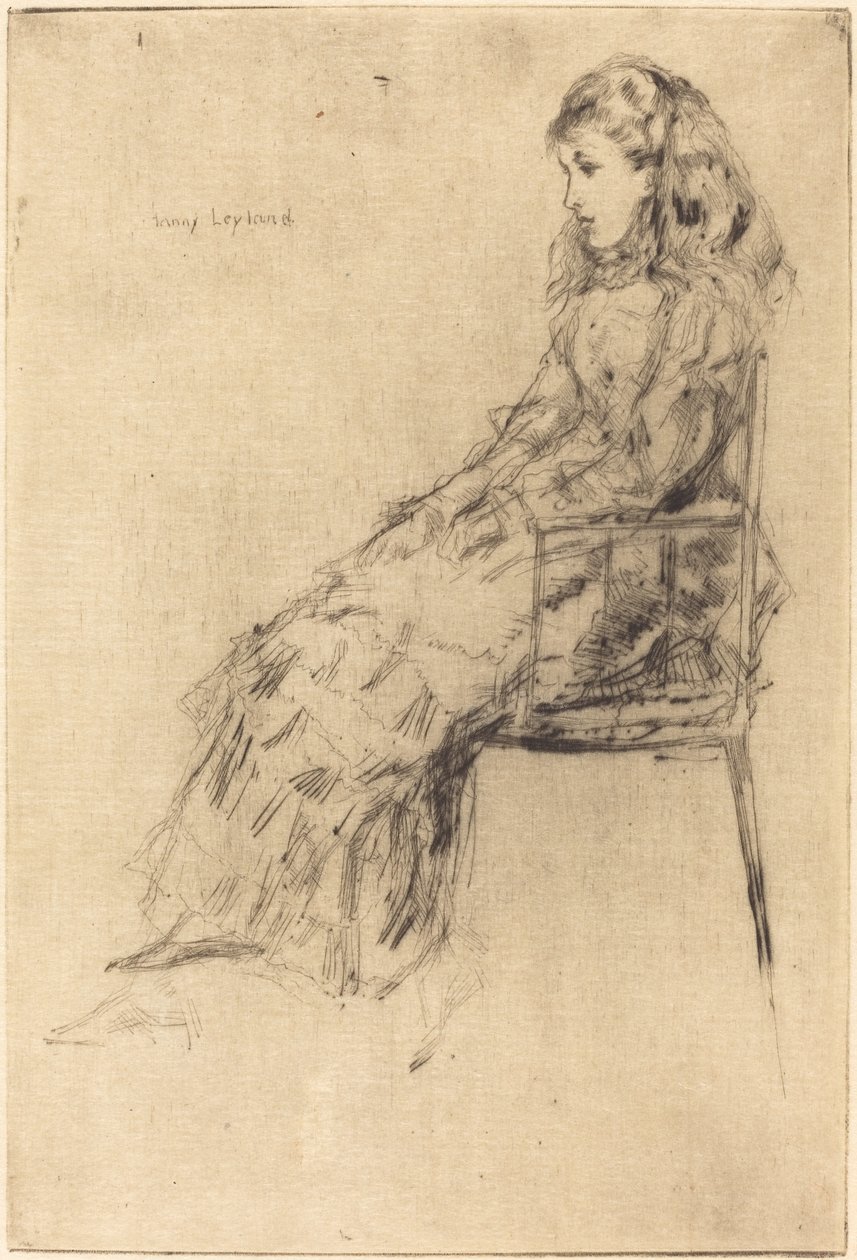 Fanny Leyland autorstwa James Abbott McNeill Whistler