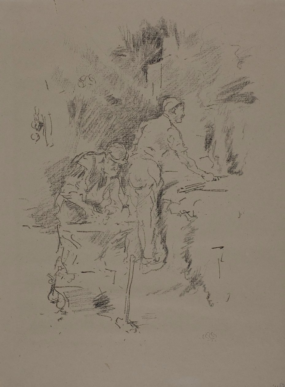 Ojciec i syn autorstwa James Abbott McNeill Whistler