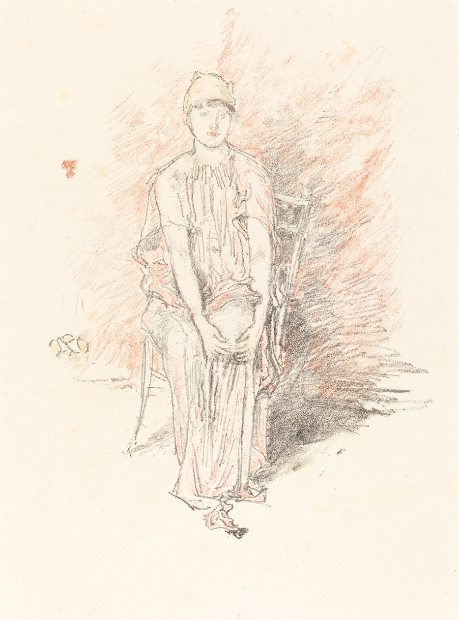Badanie postaci w kolorach autorstwa James Abbott McNeill Whistler