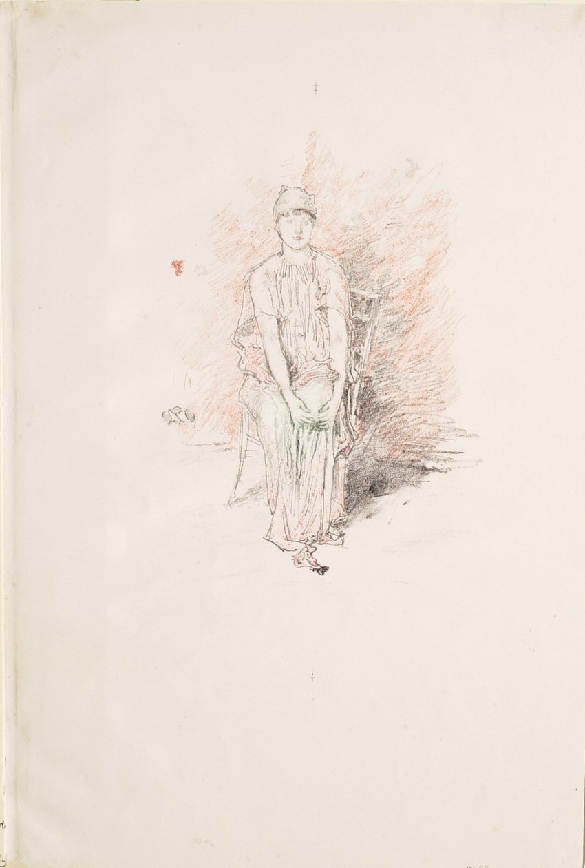 Studium postaci w kolorach autorstwa James McNeill Whistler