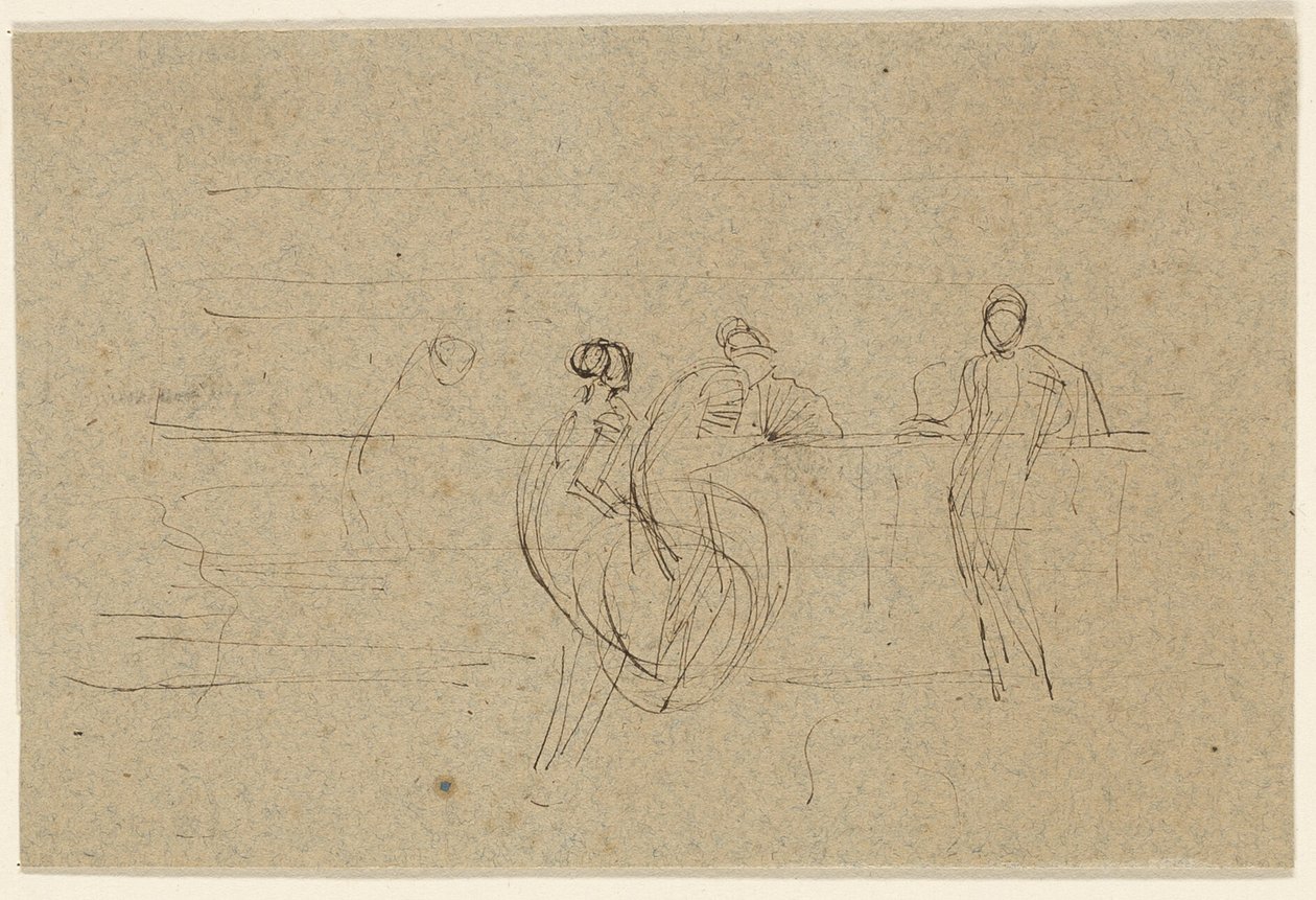Postacie przy poręczy autorstwa James McNeill Whistler