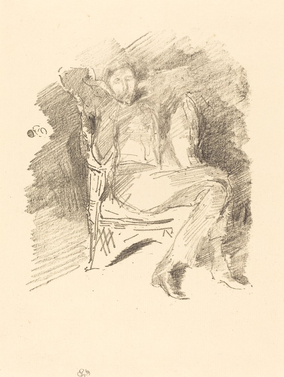 Światło ognia: Joseph Pennell, nr 1 autorstwa James Abbott McNeill Whistler