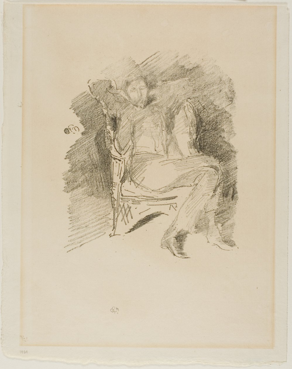 Światło ognia: Joseph Pennell, nr 1 autorstwa James Abbott McNeill Whistler
