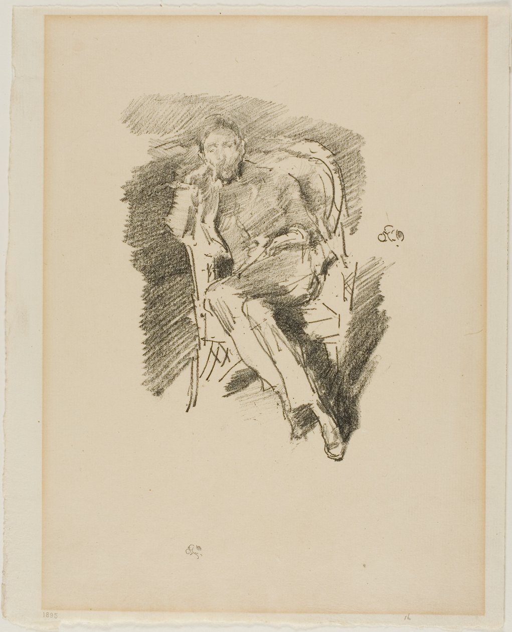 Światło ognia: Joseph Pennell, nr 2 autorstwa James Abbott McNeill Whistler