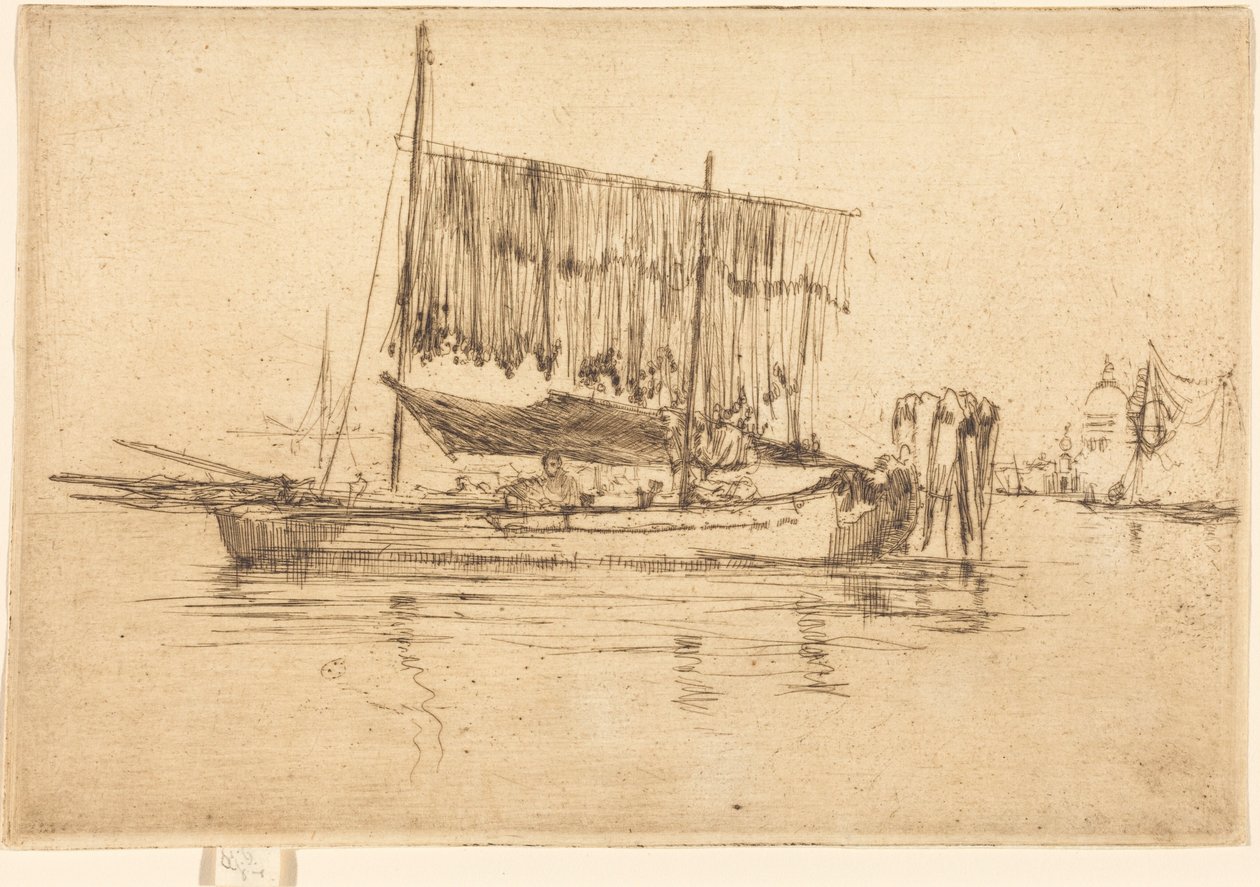Łódź rybacka autorstwa James McNeill Whistler
