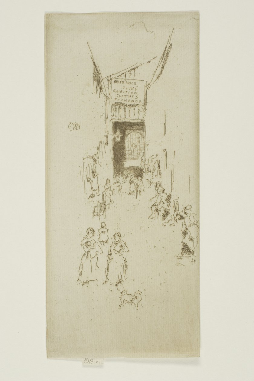 Pasaż Fleur-de-lys autorstwa James Abbott McNeill Whistler