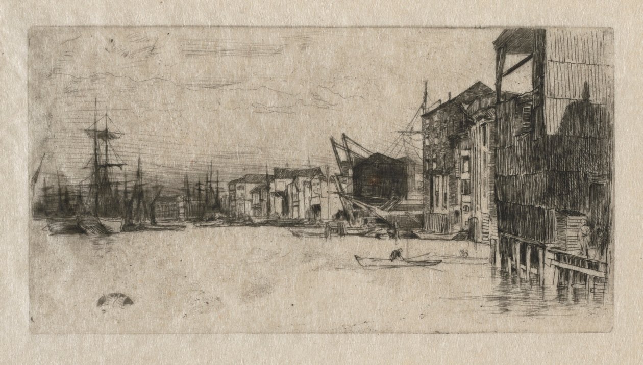 Nabrzeże Wolnego Handlu autorstwa James McNeill Whistler