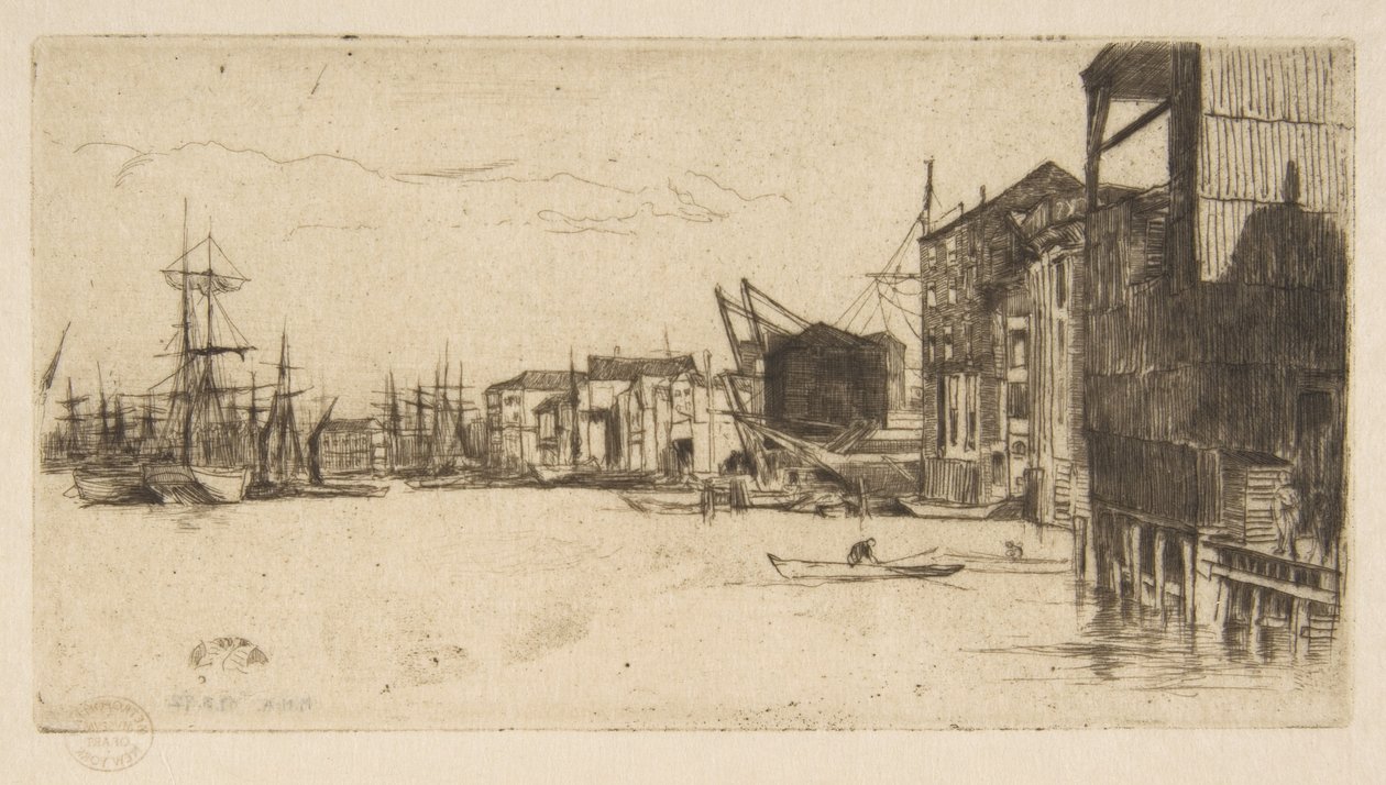 Nabrzeże wolnego handlu autorstwa James McNeill Whistler
