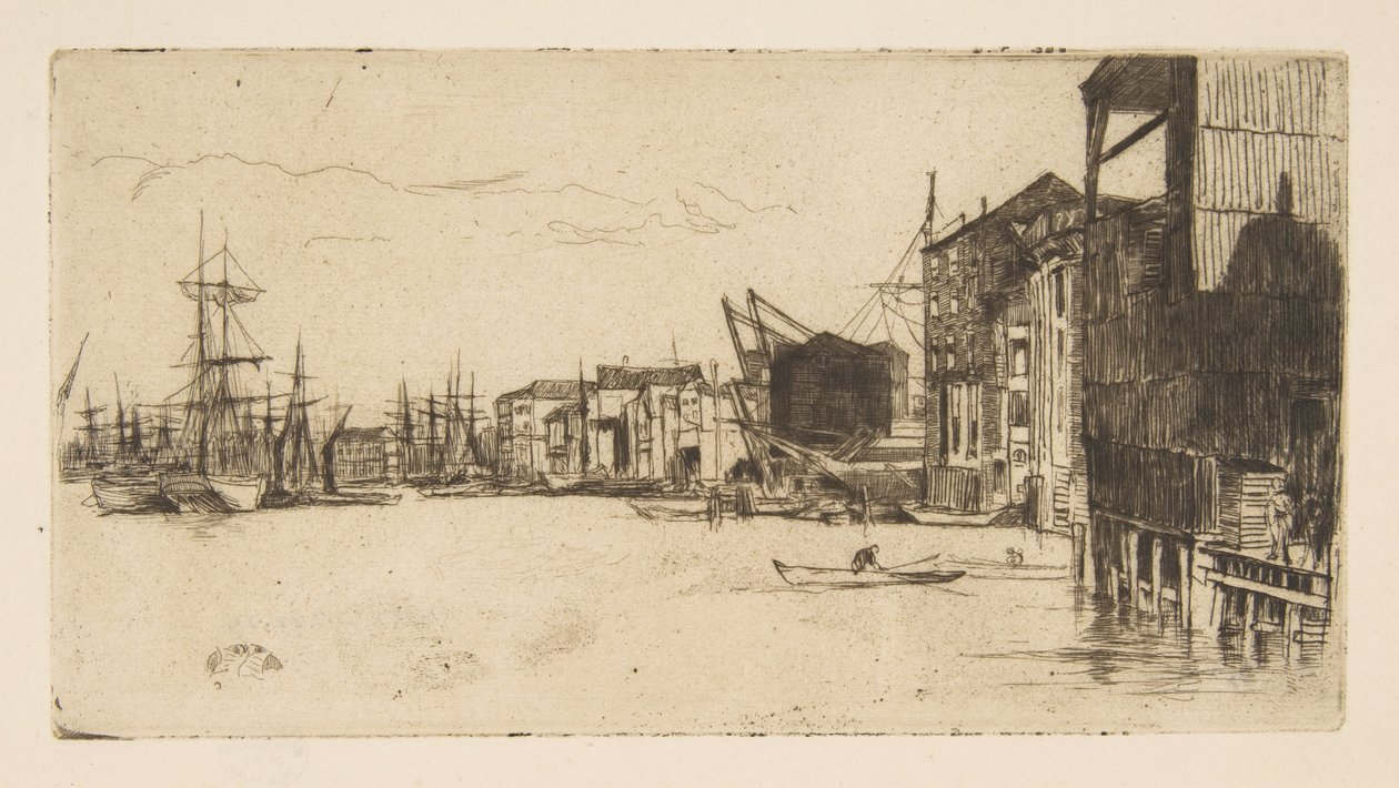Nabrzeże Wolnego Handlu autorstwa James McNeill Whistler
