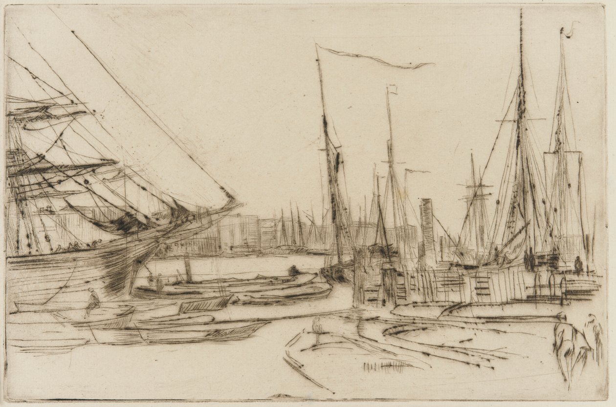 Z Billingsgate autorstwa James Abbott McNeill Whistler